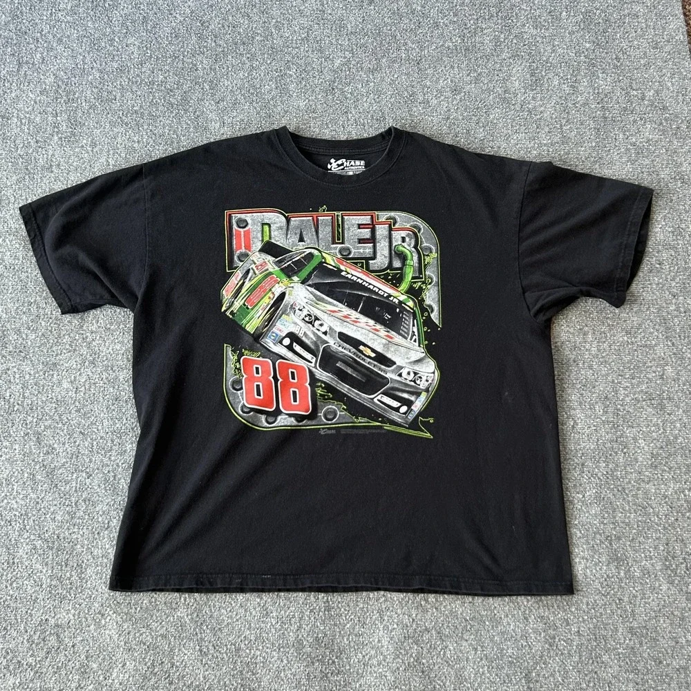 Dale Earnhardt Jr Shirt Mens 2XL Black NASCAR Racing 88‎ Diet Mtn Dew Chase